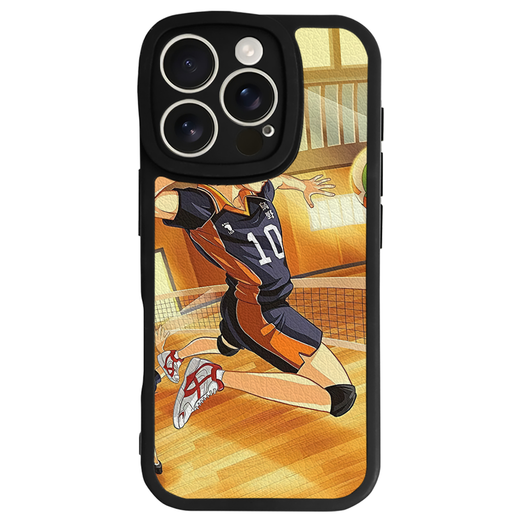 （画像用） ハイキュー!! Haikyu!! 【iPhone 16シリーズ対応】シリコンスマホケース（レザー調） 材質：シリコン